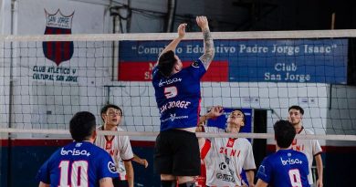 Voley masculino de San Jorge enfrentó a San Isidro  – Resumen del fin de semana «Santo»