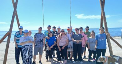 Viaje a Miramar de Ansenuza de integrantes del Taller La Colmena