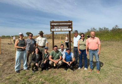 Inauguraron el Bosque Centenario del Municipio