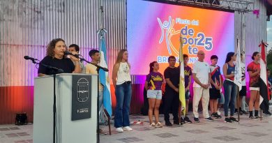 Fiesta del Deporte 2025 – Ivana Dalmazzo abrió la noche con un reconocimiento a todos los deportistas