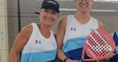 🔊  La brinkmanense Andrea Rosso viajó para jugar el «Panamericano de padel» en Asunción del Paraguay