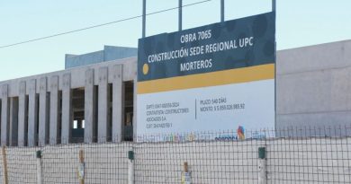 Morteros: La nueva sede de la Universidad Provincial tiene un avance del 56%