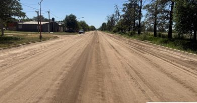 Avanzan los trabajos de mejora en los caminos del sector oeste de Brinkmann