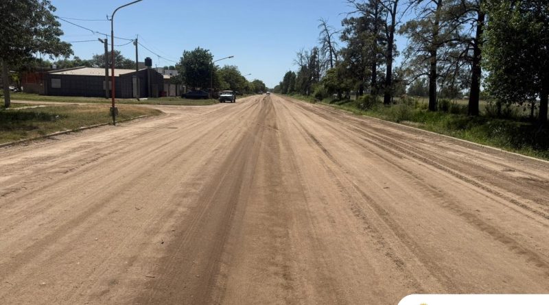 Avanzan los trabajos de mejora en los caminos del sector oeste de Brinkmann