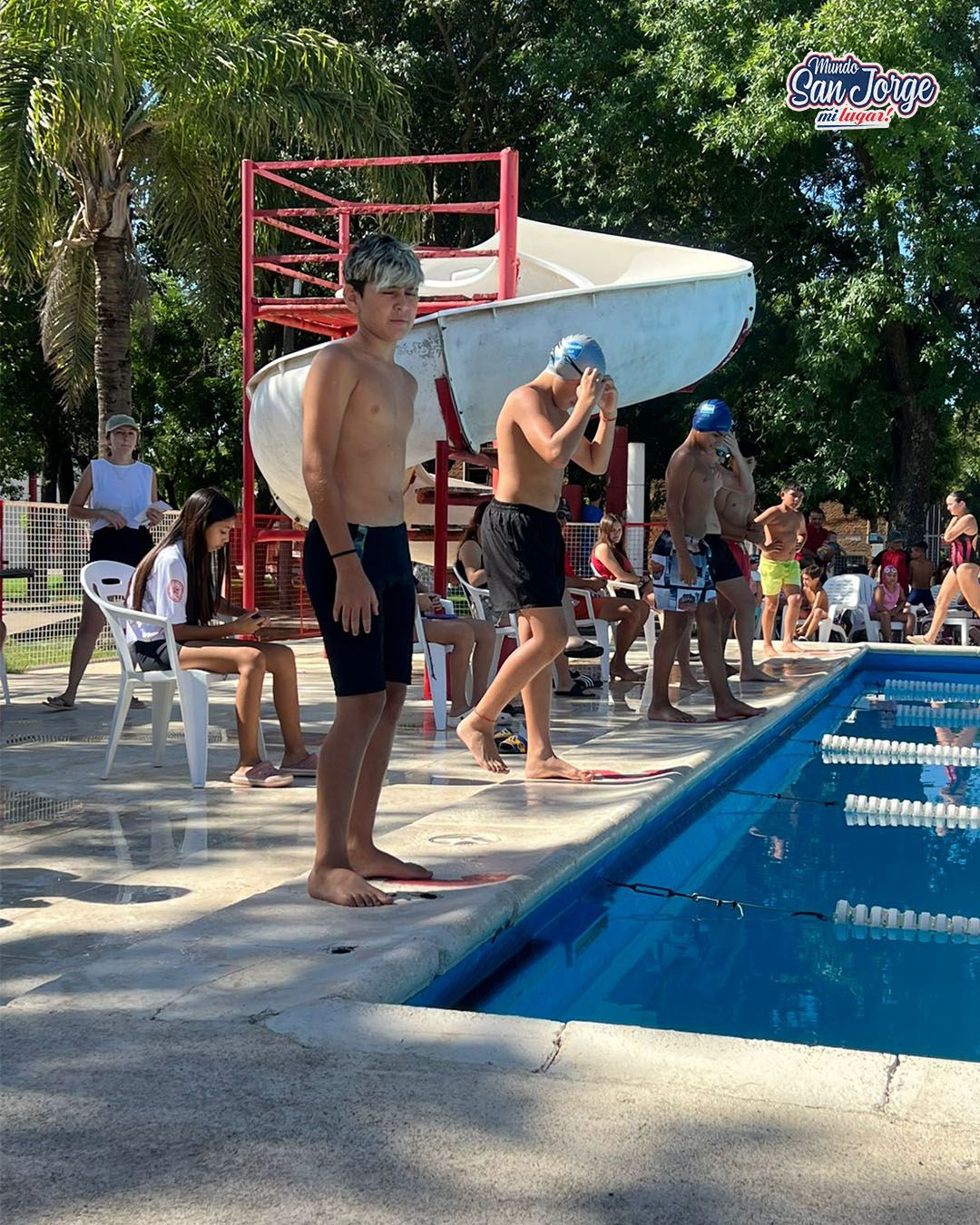 Nadadores de San Jorge cierran la etapa clasificatoria en La Paquita