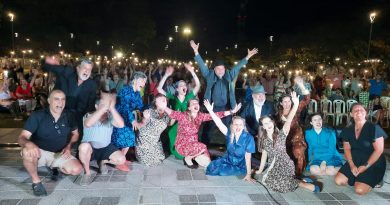 El radioteatro «Rebelión Otoñal» brilló en la noche del Parque Central