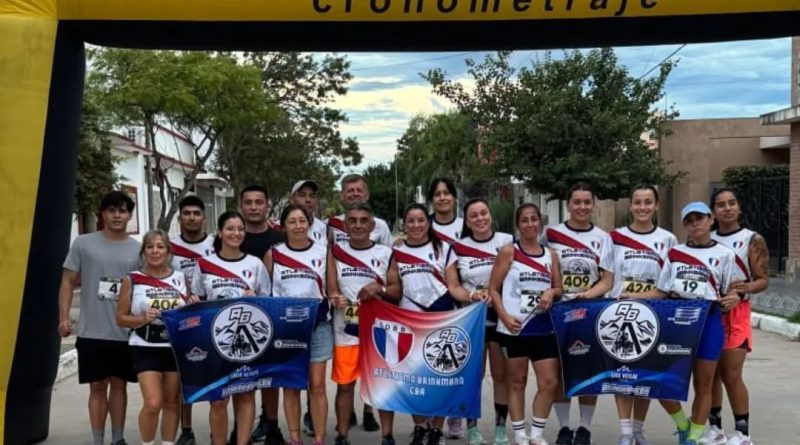 Atletas de Bertossi en la Maratón de Santiago Temple