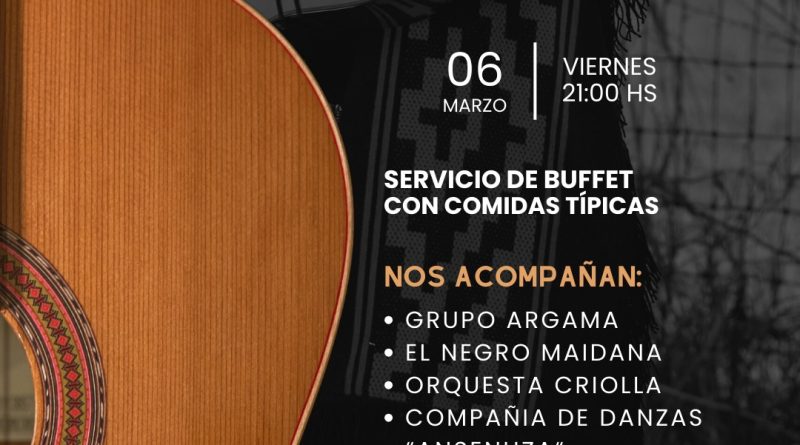 Gran Peña Folklórica en La Vieja Casona.