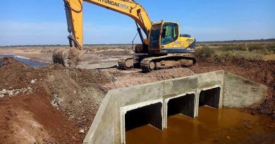 Ejecutarán obras hídricas en el interior por $10.174 millones en 2026