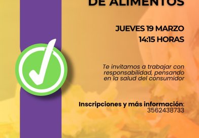 Nueva fecha para obtener el carné de manipulación de alimentos