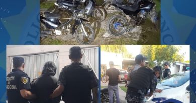 Saturación policial en Porteña y detenido en zona rural por resistencia a la autoridad