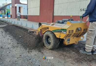 CoopBrinkmann aportó obra de iluminación y electrificación al nuevo Centro Cívico Municipal